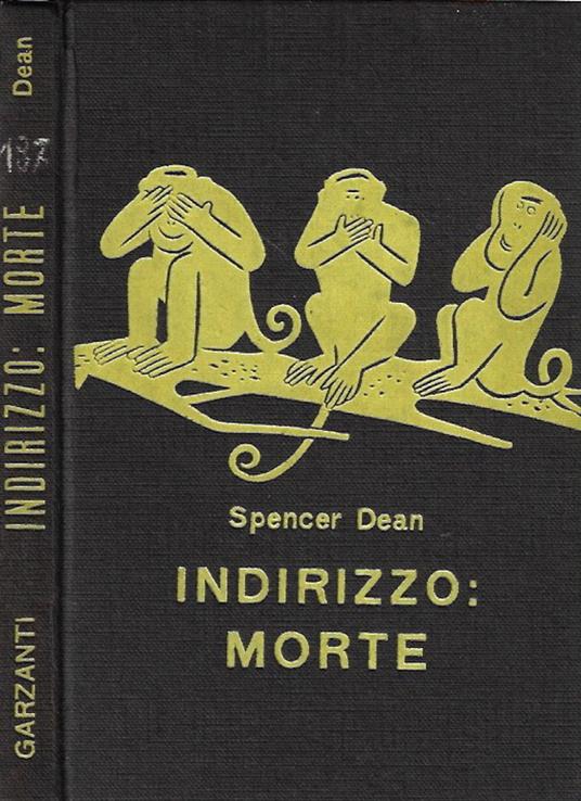 Indirizzo: morte - Spencer Dean - copertina