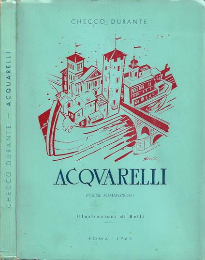 Acquarelli (Poesie romanesche) - Checco Durante - copertina