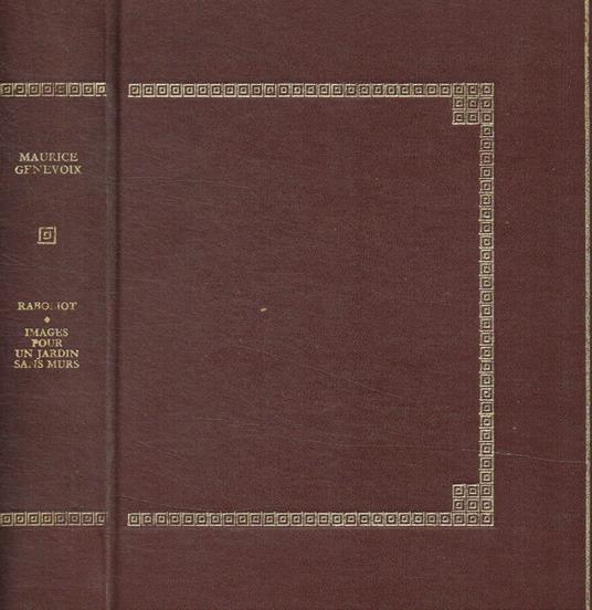 Raboliot. Images pour un jardin sans murs - Maurice Genevoix - copertina