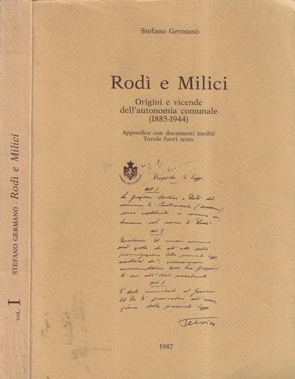 Rodì e Milici - Stefano Germano - copertina