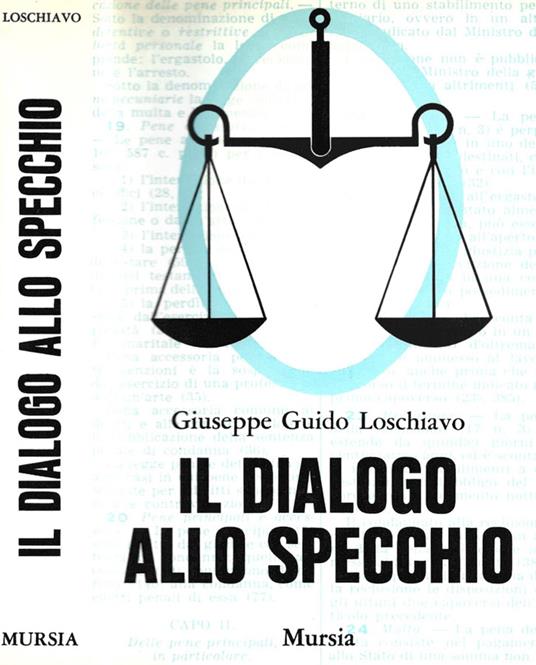 Il dialogo allo specchio - Giuseppe Guido Loschiavo - copertina