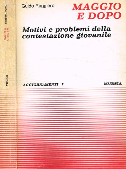 Maggio e dopo - Guido Ruggiero - copertina