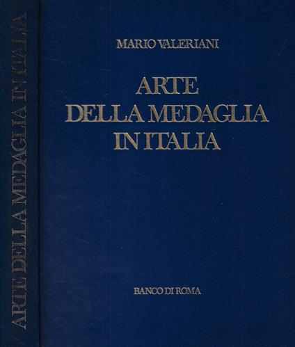 Arte della Medaglia in Italia - Mario Valeriani - copertina