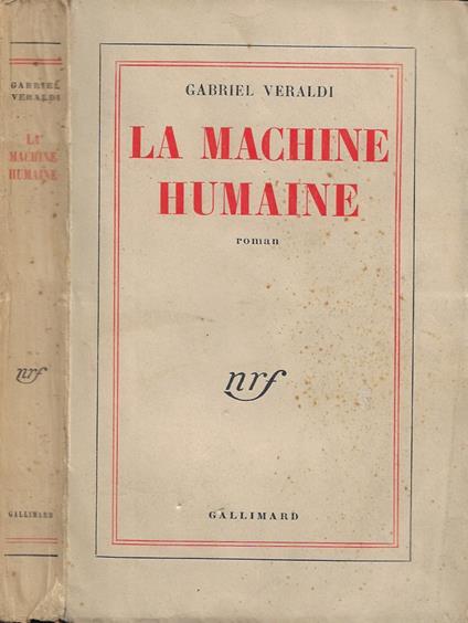 La Machine Humaine - Gabriel Veraldi - copertina