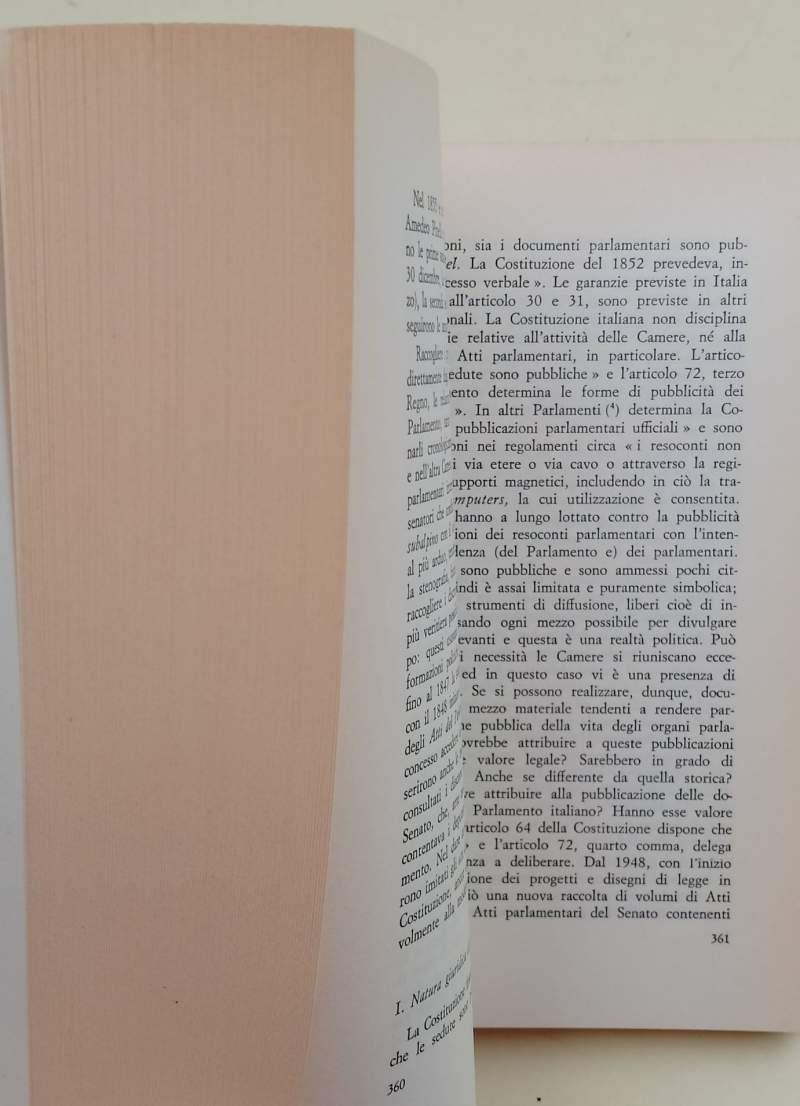 Il Parlamento Della Repubblica-Organi, Procedure, Apparati