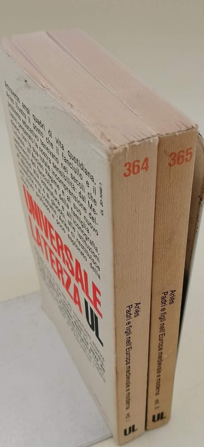 Padri E Figli Nell'Europa Medievale E Moderna-2 Tomi