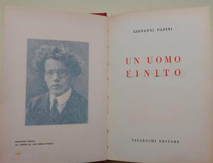 Un Uomo Finito - Giovanni Papini - copertina