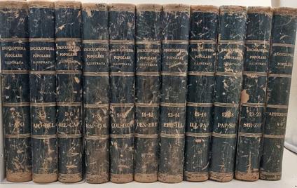 Enciclopedia Popolare Illustrata-11 Tomi - F. Sabbatini - copertina