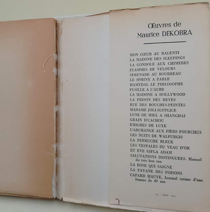 Madone Des Sleepings-Roman Cosmopolite