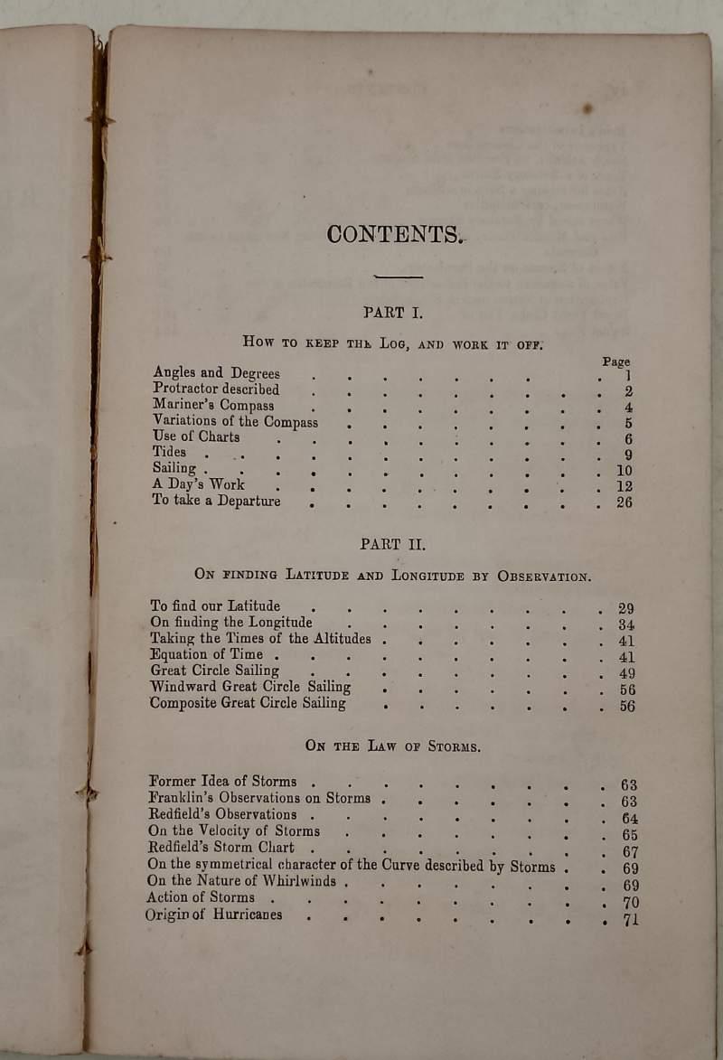 Rudimentary Treatise On Navigation