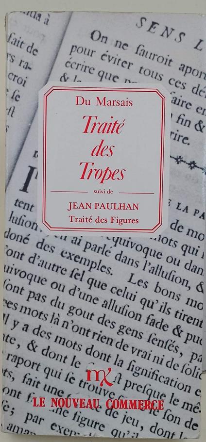 Traitè Des Tropes - copertina