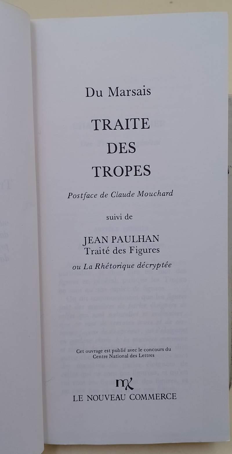 Traitè Des Tropes