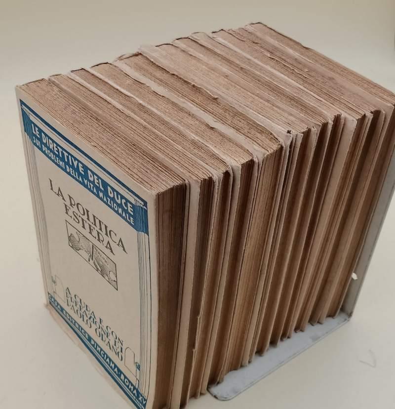 Lo Stato Fascista...Ecc. 12 Voll