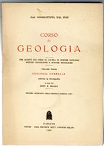 Corso Di Geologia Per Allievi Dei Corsi Di Laurea in Scienze Naturali, Scienze Geologiche e Scienzio Biologiche 2 Voll