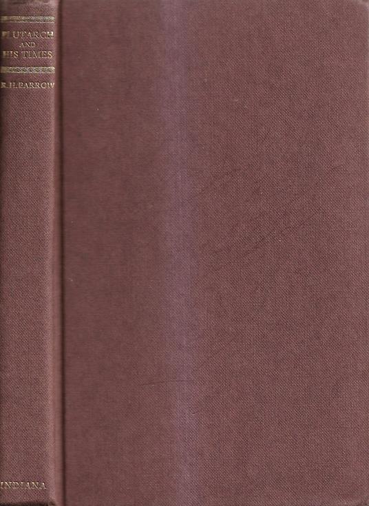 Plutarch and His Times - R. H. Barrow - copertina