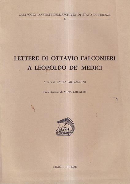 Lettere di Ottavio Falconieri a Leopoldo de' Medici - copertina