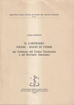 Il carteggio Hänel-Baudi di Vesme per l'edizione del Codice Teodosiano e del Breviario Alariciano