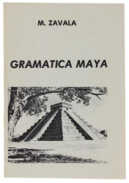 GRAMATICA MAYA - Zavala M - copertina