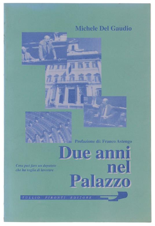 DUE ANNI NEL PALAZZO. Cosa può fare un deputato che ha voglia di lavorare - Michele Del Gaudio - copertina
