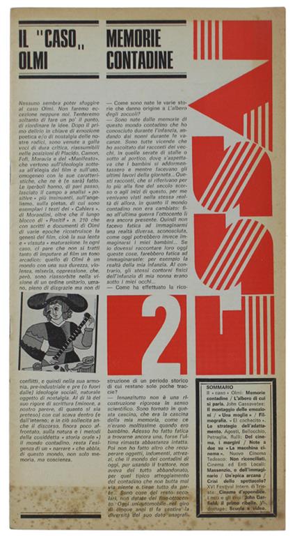 ESSAI. Periodico d'informazione cinematografica. Anno I, numero 2 - novembre 1978 - AIACE, - 1978 - copertina