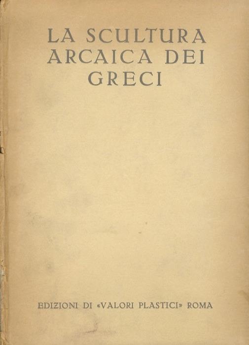 scultura arcaica dei greci