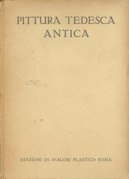 Pittura tedesca antica - copertina