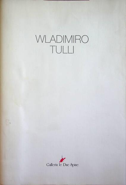 Wladimiro Tulli: si tratta proprio di coriandoli: settembre 1997 - copertina
