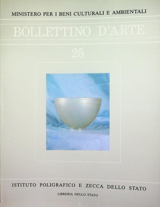 Bollettino d'arte: 25 (1984)