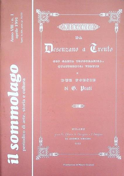 Viaggio da Desenzano a Trento - copertina