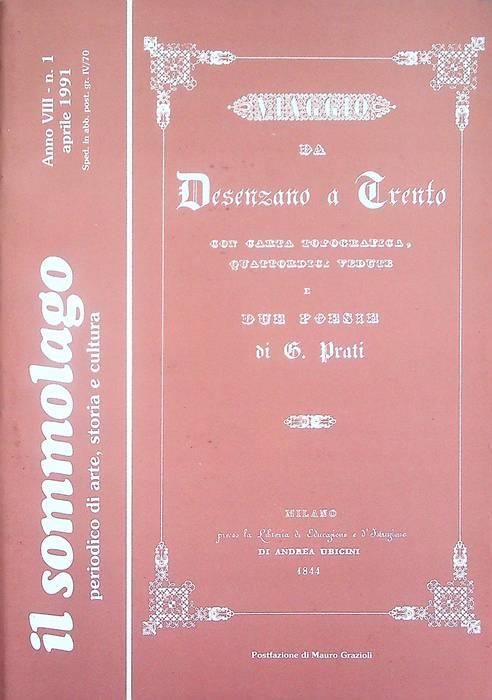 Viaggio da Desenzano a Trento - copertina