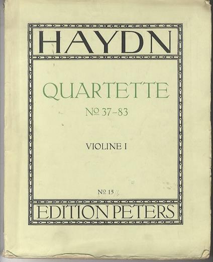 Haydn: Sämtliche 83 Quartette für zwei Violinen, Viola u. Violoncello - copertina