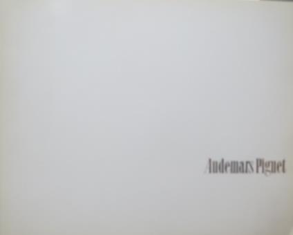 Audemars Piguet: le mains du miracle - copertina