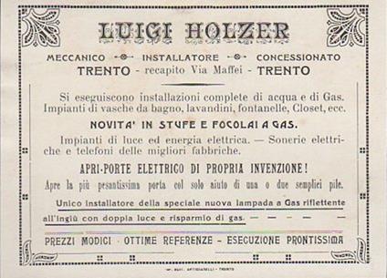 Luigi Holzer - copertina