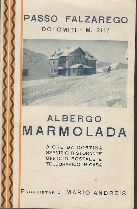 Passo Falzarego, Albergo Marmolada.\r<br>\r<br> - copertina