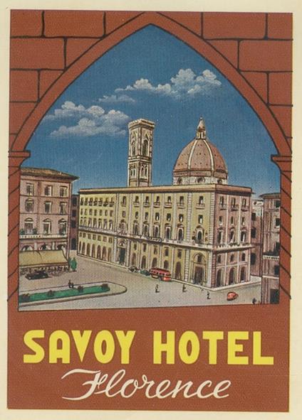 Savoy Hotel, Florence - copertina