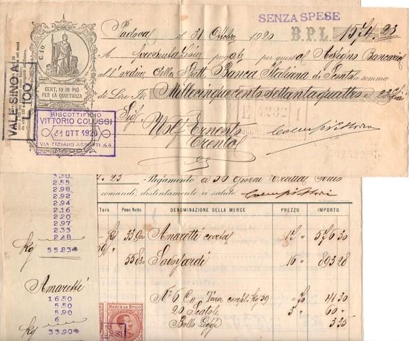 Premiato biscottificio Vittorio Colussi: Padova