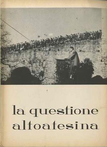 questione altoatesina: documenti dal 1945 ad oggi
