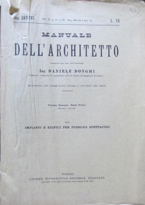 Impianti e edifici per pubblici spettacoli