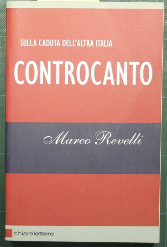 Controcanto - Marco Revelli - copertina