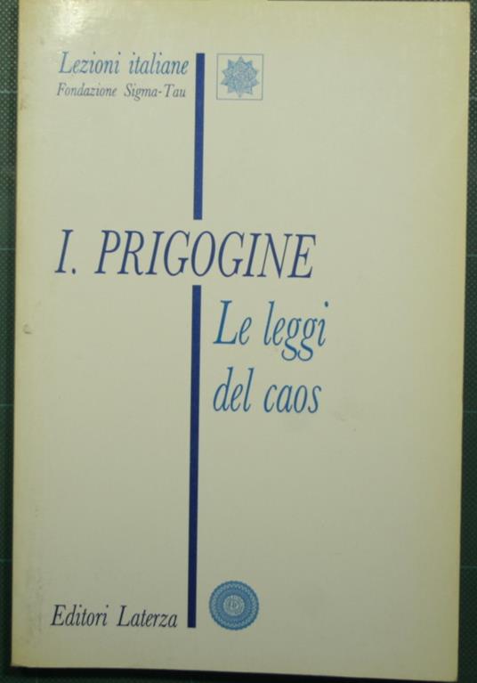 Le leggi del caos - Ilya Prigogine - copertina