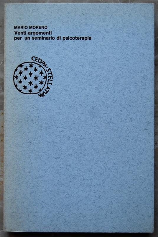 Venti Argomenti Per Un Seminario Di Psicoterapia - M. Mario Moreno - copertina