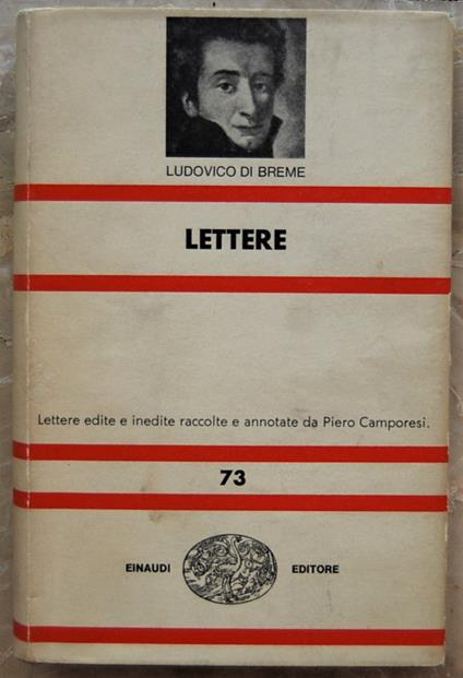 Lettere - Ludovico Di Breme - copertina