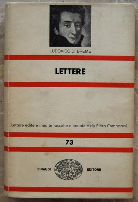 Lettere - Ludovico Di Breme - copertina