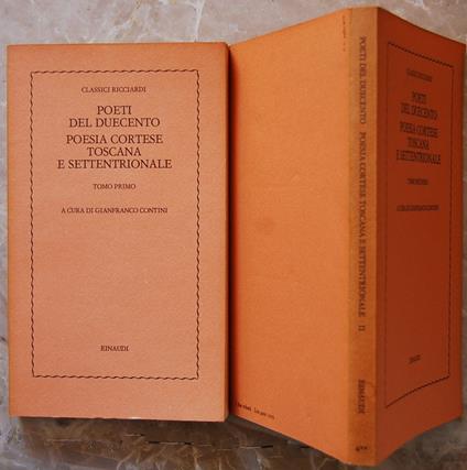 Poeti Del Duecento. Poesia Cortese Toscana E Settentrionale - copertina