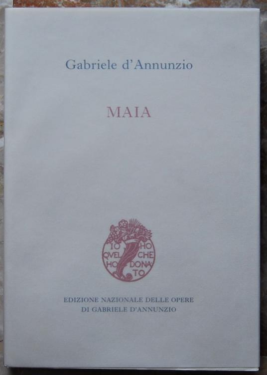 Maia - Gabriele D'Annunzio - copertina