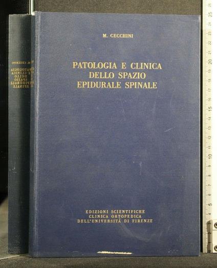 Patologia e Clinica Dello Spazio Epidurale Spinale - Enzo Carli - copertina