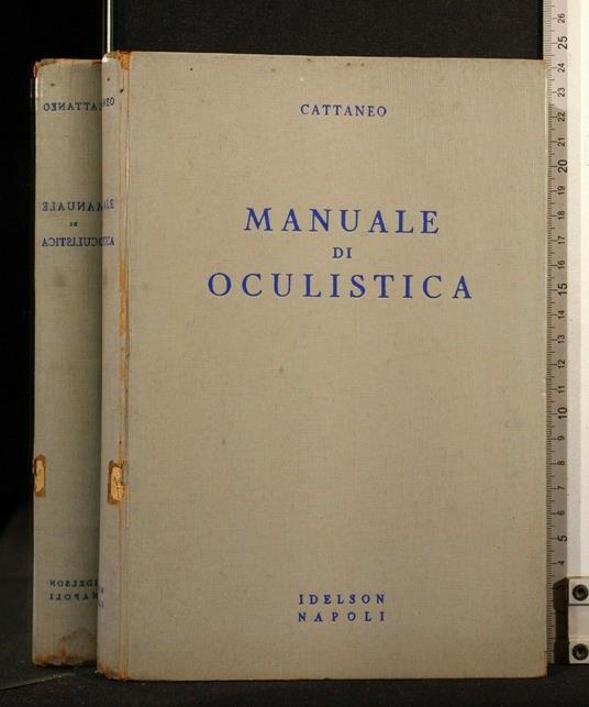 Manuale di Oculistica - Enrico Cattaneo - copertina