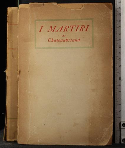 I martiri - François-René de Chateaubriand - copertina