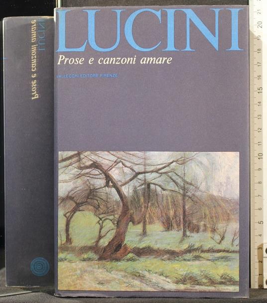 Prose e Canzoni Amare - G. Pietro Lucini - copertina