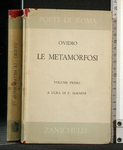 Poeti di Roma Le Metamorfosi Vol 1 - P. Nasone Ovidio - copertina